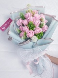 Bó hoa hồng sáp cao cấp tình yêu say đắm lãng mạn  1
